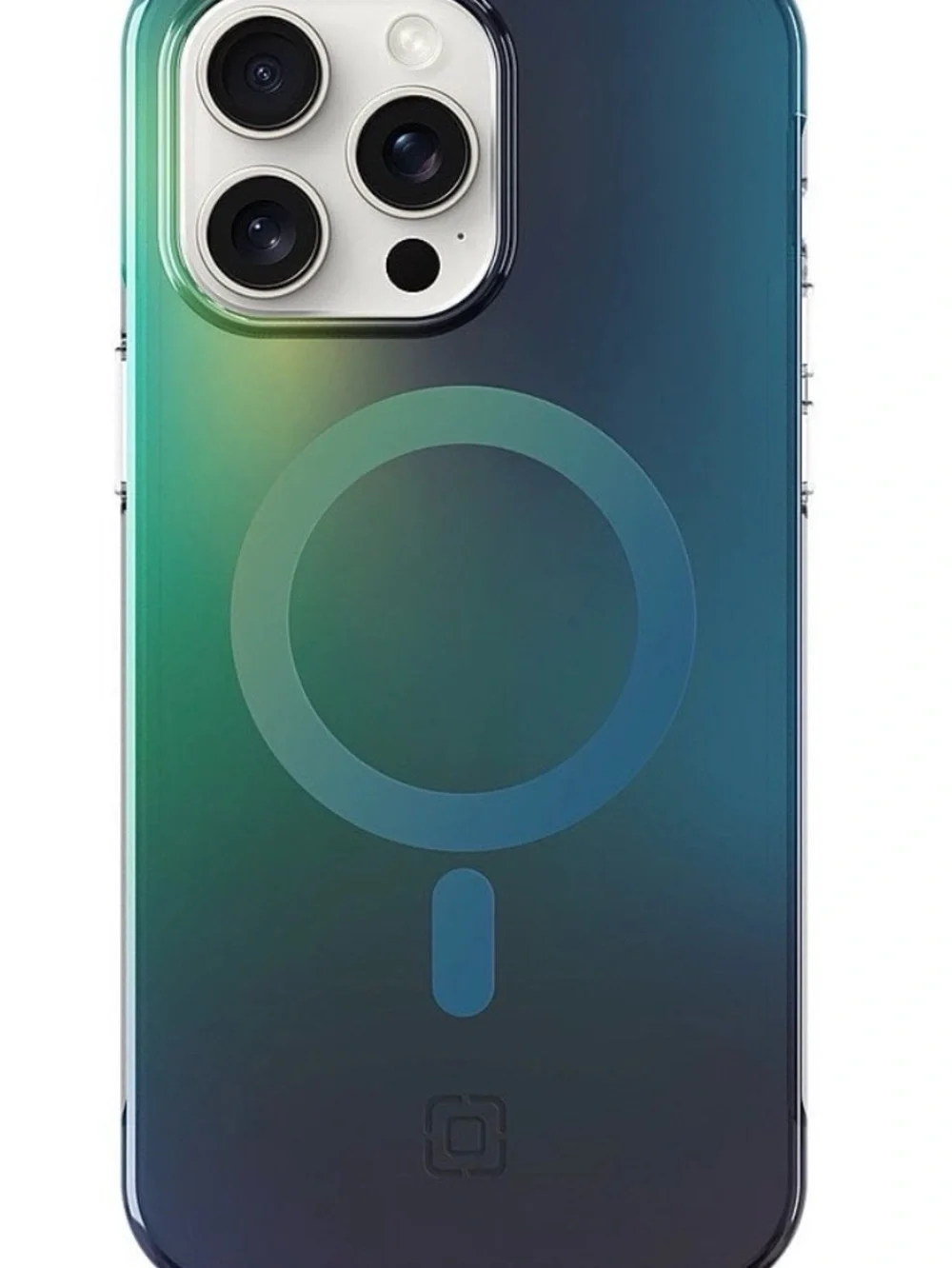 Incipio Forme MagSafe Case for iPhone 15 Pro Max - Iridescent Green/Blue Fade